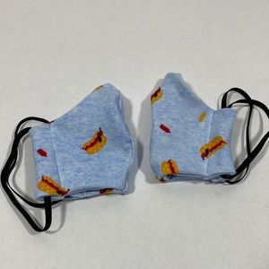 Hot dog face mask‎